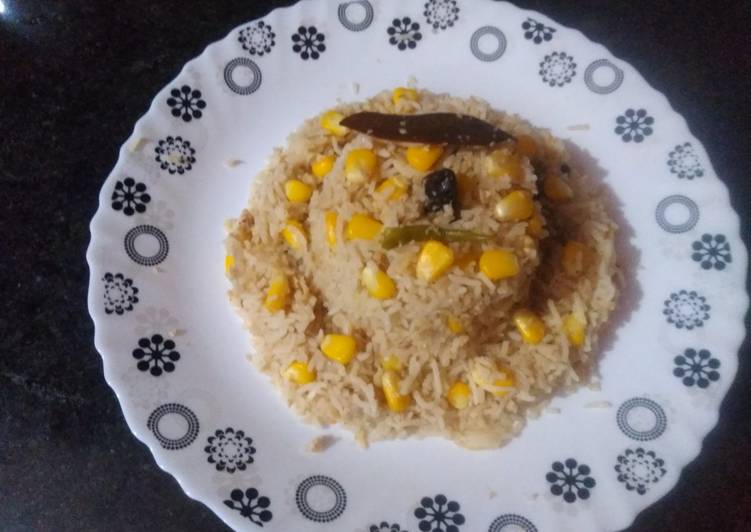 Soya sweetcorn rice