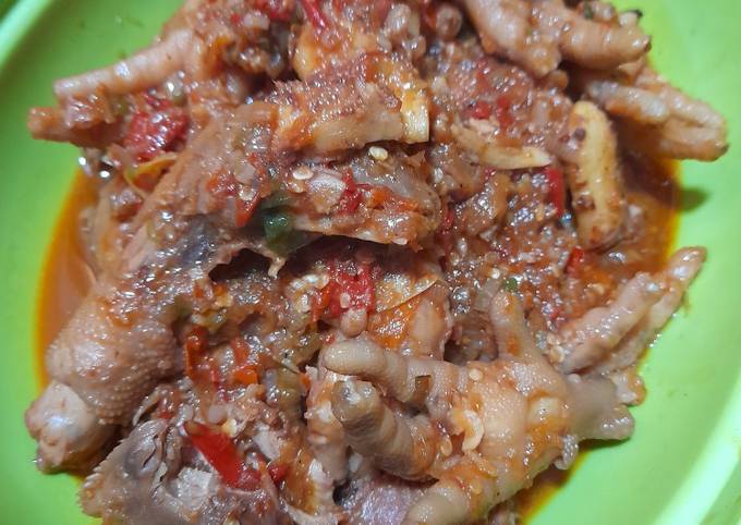 Resep Ceker Kepala Pedas Manis Oleh Windari Eka Apriyanti Cookpad