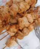 Шашлычок из куриной грудки в духовке