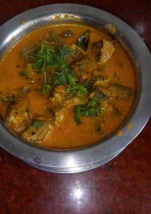 வெண்டைக்காய் குழம்பு செய்முறை முக்கிய புகைப்படம்