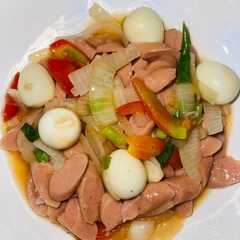 รูปของ Sosis Tumis Telur Puyuh