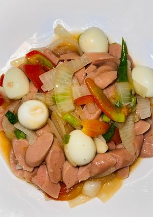 Foto resep Sosis Tumis Telur Puyuh