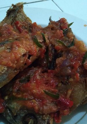 Foto resep Pecak ikan mas