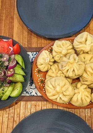 A picture of Khinkali.