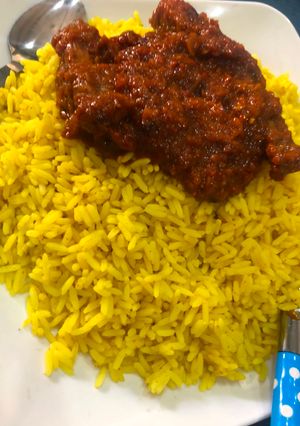 A picture of Curried rice.