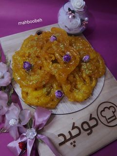 عکسی از دستور زولبیا هندی (بدون ماست و نشاسته) 😃