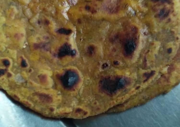 Steps to Prepare Speedy Leftover Dal paratha