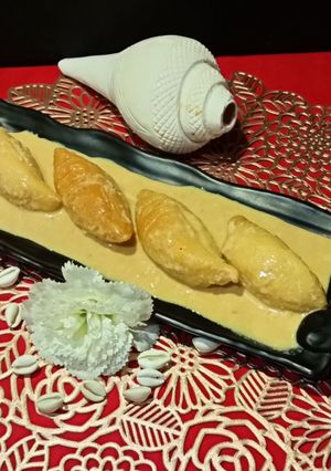 নলেন গুড়ের শঙ্খ দুধ পুলি পিঠা (Nolen gurer shonkho dudh puli pitha recipe in Bengali) রেসিপির প্রধান ছবি