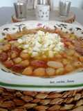 Empedrado de alubias y garbanzos
