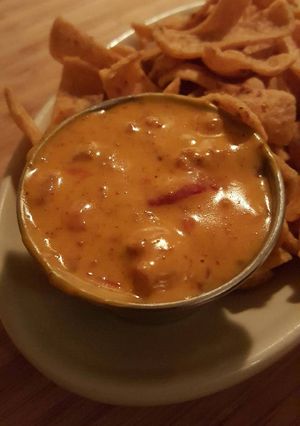 A picture of Cheesy Chorizo Dip.