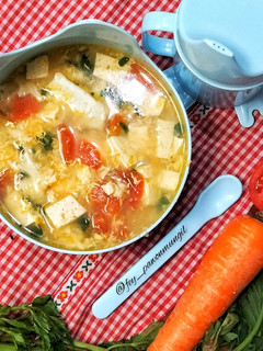 Foto resep Sup Telur Tahu MPASI (12m+)