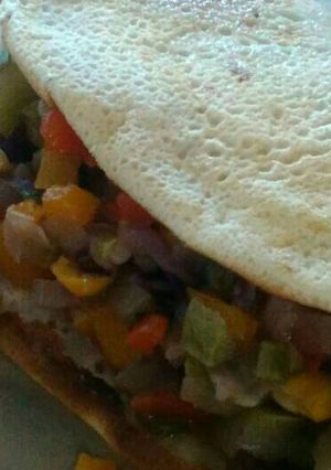 Una foto de Burrito vegetariano
