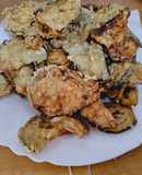 Chuletas de huerta con berenjenas