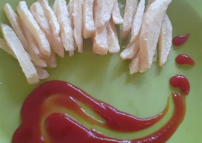 Langkah Mudah untuk Membuat Kentang goreng ala FAST FOOD Anti Gagal