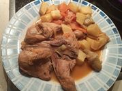 Una foto de perdiz frita