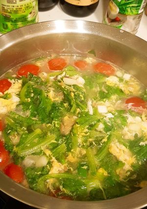 番茄豆腐青菜湯 的食譜成品照片