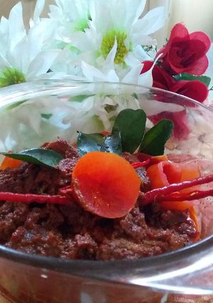 Foto resep Rendang Merah Putih#Festival ResepAsia#Indonesia#