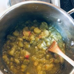 A picture of Rhubarb Compote.