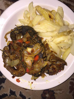 A picture of Peppered cat fish.