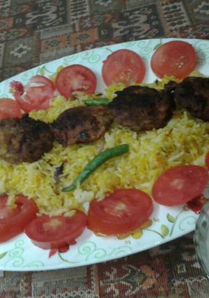 A picture of Murg tikka pulao.