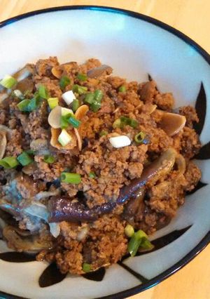 A picture of Pork and Eggplant (肉末茄子🍆).