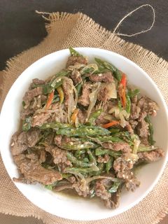 Foto resep Tetelan sapi cabe ijo
