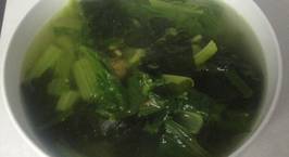 Hình ảnh món Canh cải bẹ xanh rong biển (chay)