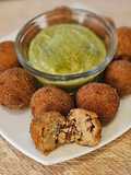 Croquetas de tocino y bechamel