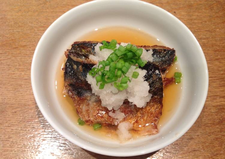 How to Prepare Speedy Grilled mackerel and grated mooli in Japanese style