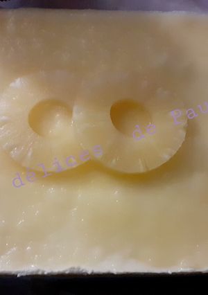 Une photo de Entremet mousse ananas