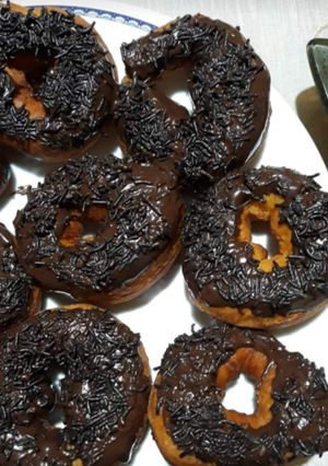 Φωτογραφία της συνταγής Ντόνατς... 🍩🍩🍩🍩