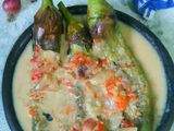 Terong bakar kuah santan