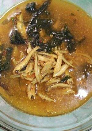Foto resep Pindang teri daun melinjo