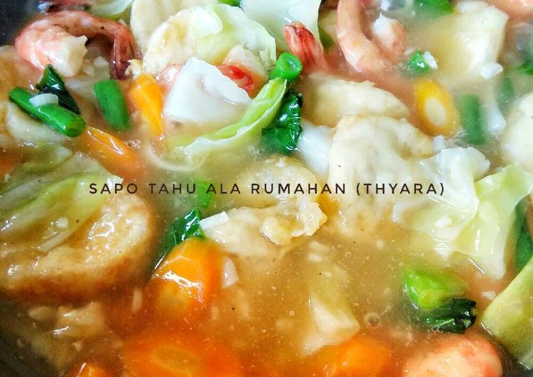 Sapo Tahu ala Rumahan