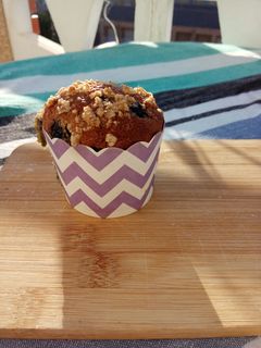 Una foto de Muffins de arándanos integral
