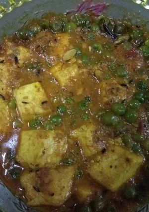 A picture of Almond  paneer.