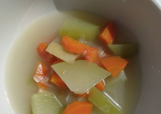 Sayur Bobor Labu Siam Wortel Praktis