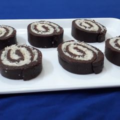 A picture of Swiss Rolls.