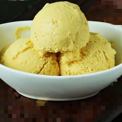 A picture of Mango ice cream.