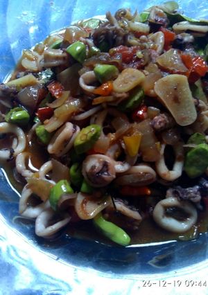Foto resep Cumi Pete pedes