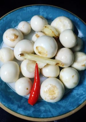 Hình của món Cà pháo muối chua.
