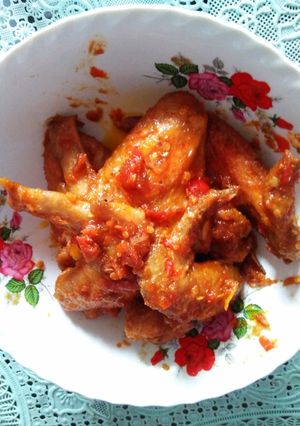 Foto resep Sayap Mercon (Simple Mode)