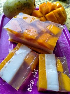 Foto resep Puding Susu Mangga