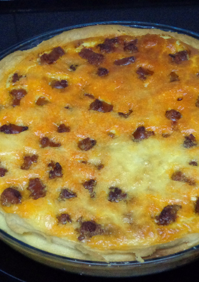 Una foto de Quiche de chistorra
