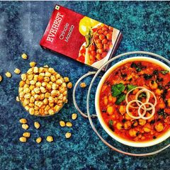 A picture of Oil free punjabi chole.