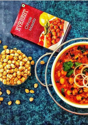 A picture of Oil free punjabi chole.