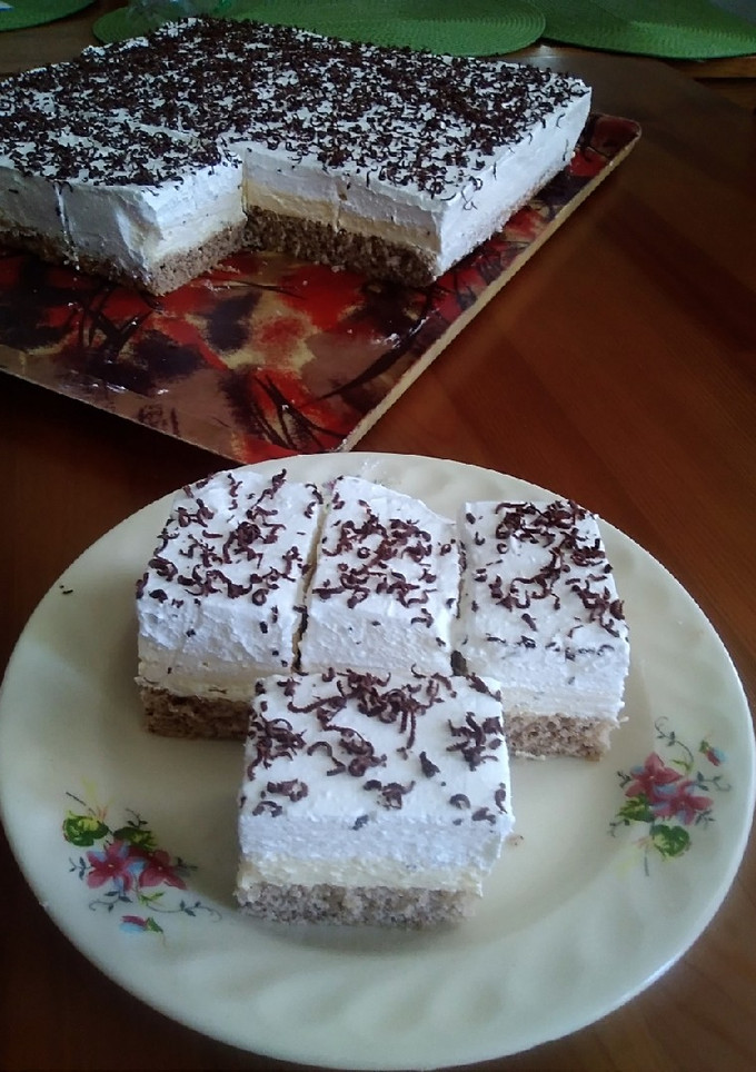 Diós habos kocka recept fotója