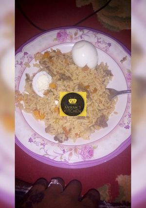 A picture of Simple jollof rice.