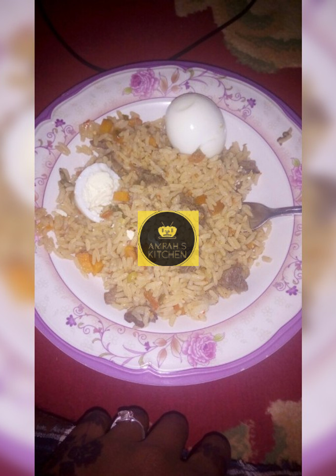 A picture of Simple jollof rice.
