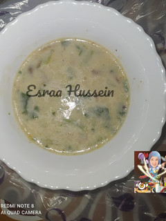 صورة لوصفة شوربة مشروم بالسبانخ